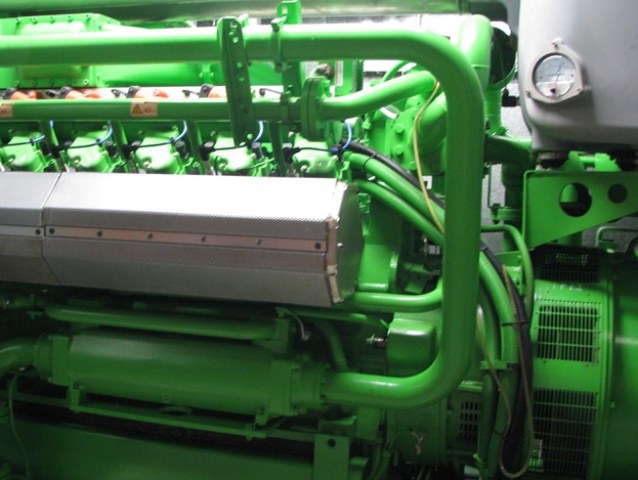 Verbrennungsmotor eines Blockheizkraftwerks