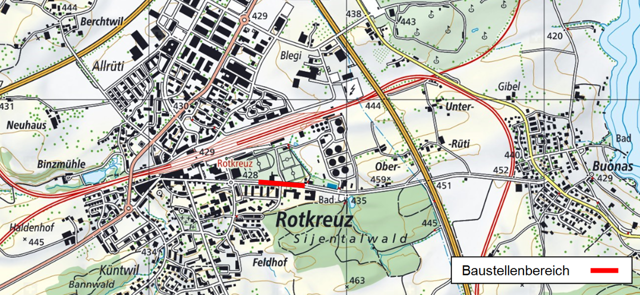 Übersichtsplan Sanierung Langmatt