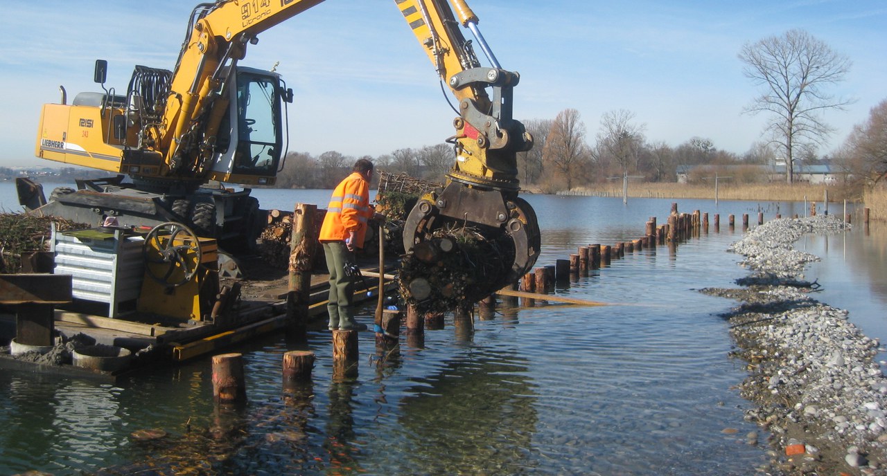 Bauarbeiten Zugerseeufer