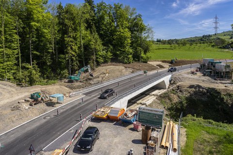Eröffnung der Brücke Margel