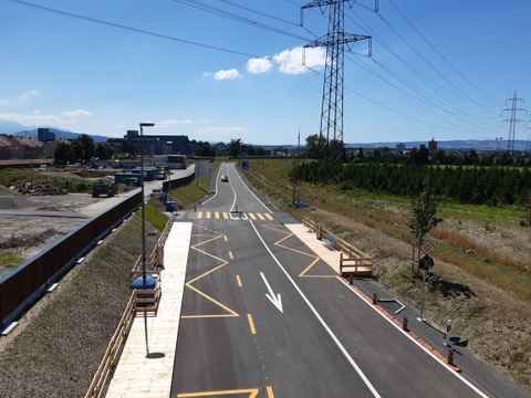 Teileröffnung der Tangente Zug/Baar