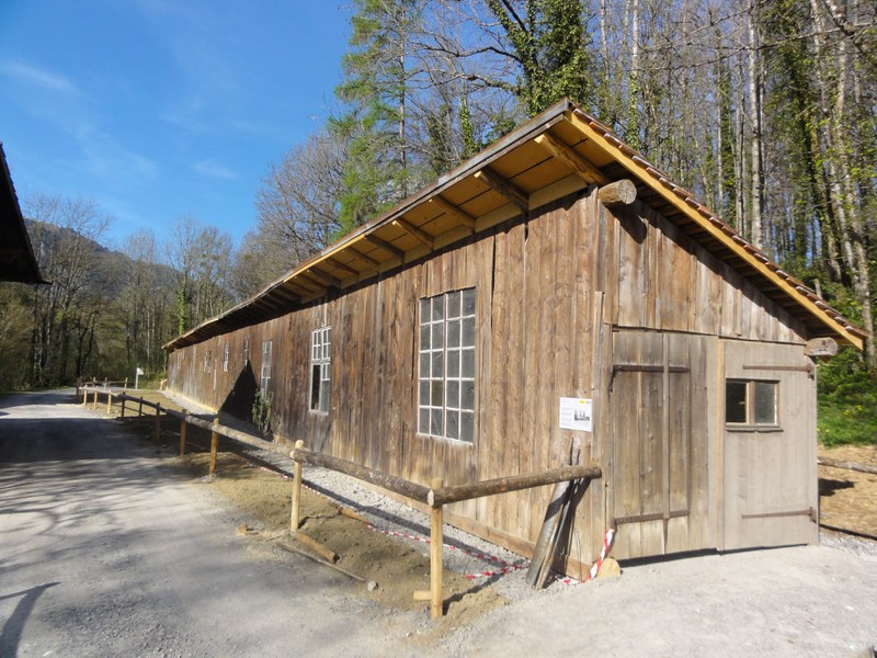 Ansicht des Seilerschopfs in Ballenberg