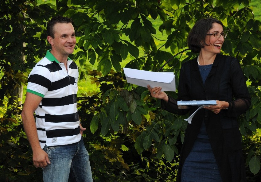 Übergabe Brevet an Matthias Bartnick, Zug