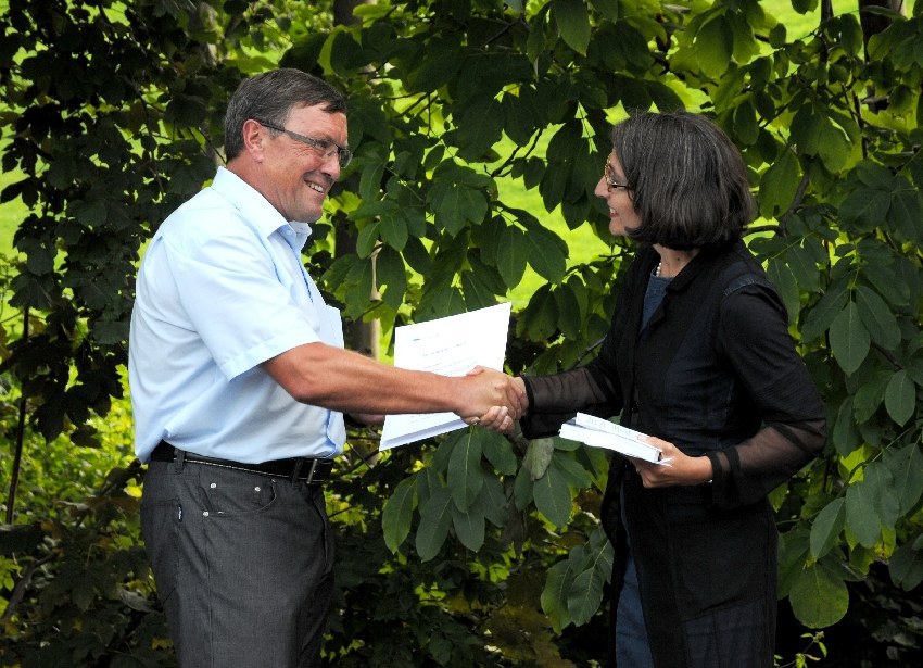 Übergabe Brevet an RR Hürlimann
