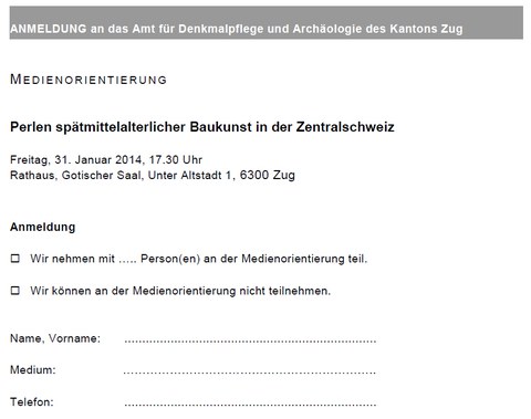 Perlen spätmittelalterlicher Baukunst in der Zentralschweiz