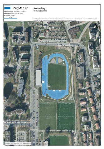 Neues Orthofoto für den Kanton Zug