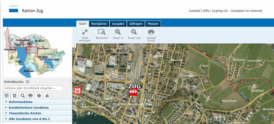 Bild neues ZugMap.ch