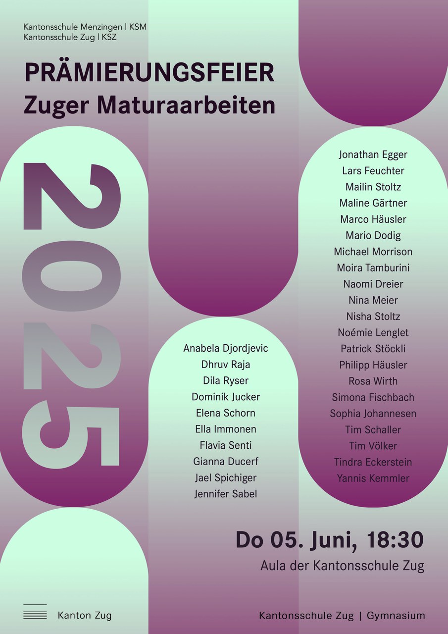 Flyer Prämierungsfeier 2025