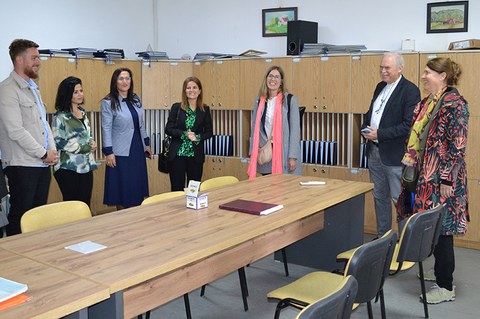 Besuch der Universität «Kadri Zeka» in Gjilan Kosovo