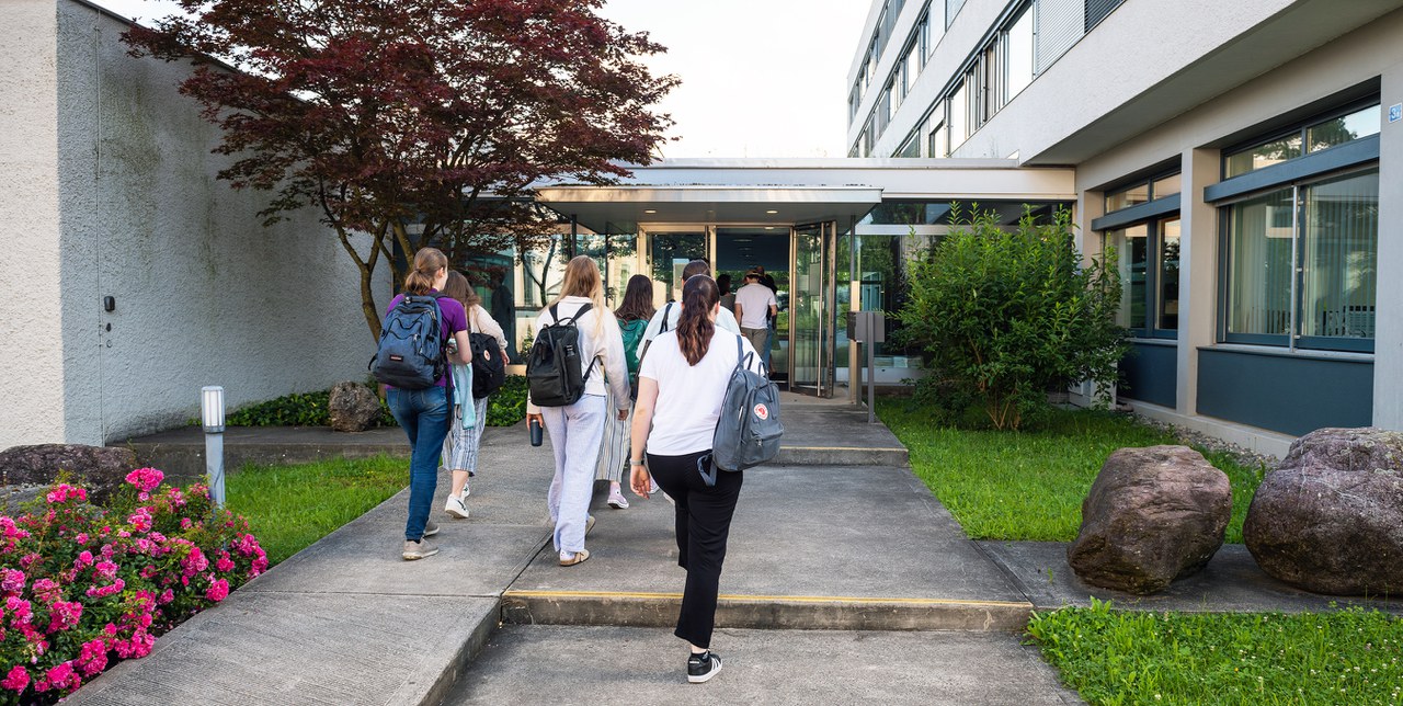 Das Gebäude der PH Zug