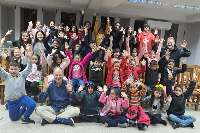 Gruppenfoto Musikschule Paraguay