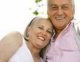 älteres Paar im Pensionsalter