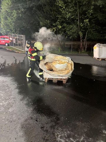 #16 Brand_Rauch in Biogasanlage