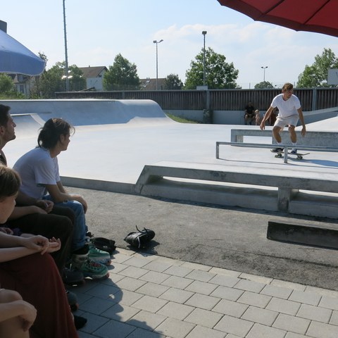 Einweihung Skatepark Hünenberg