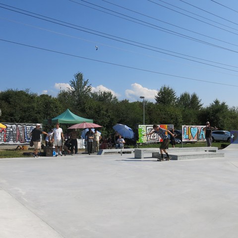 Einweihung Skatepark Hünenberg