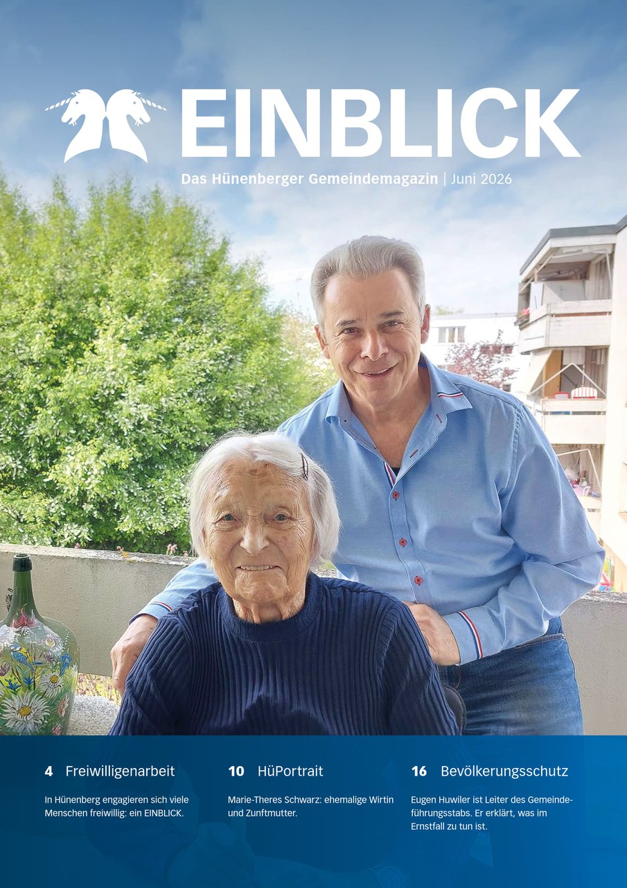 Gemeindemagazin Hünenberg Titelseite Einblick