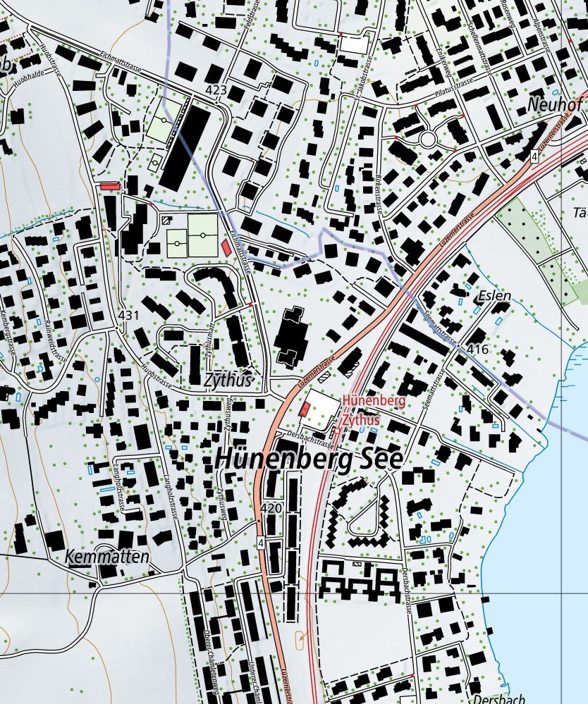 E-Ladestationen Hünenberg See