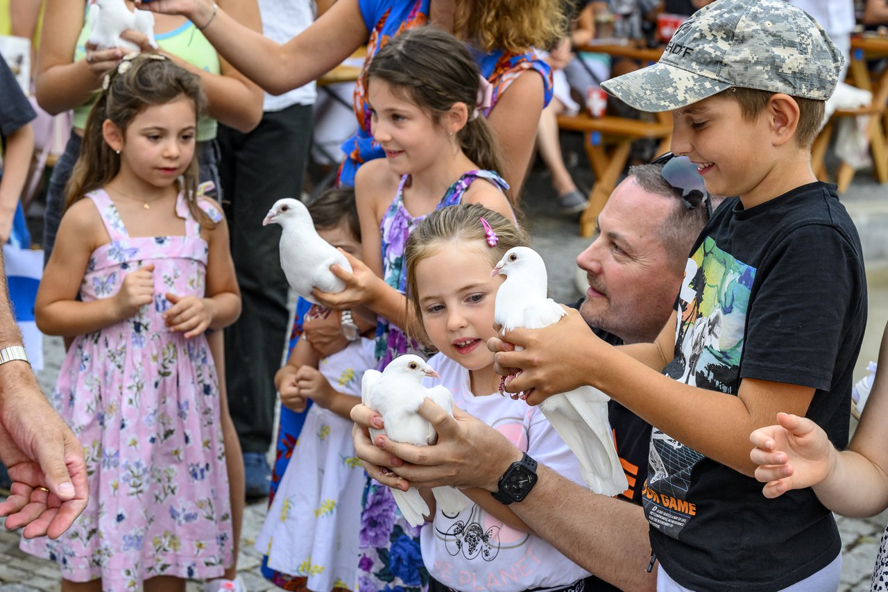 Friedenstauben Bundesfeier 2022