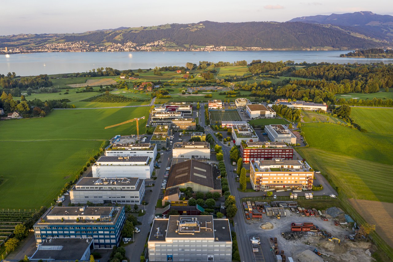 Industriegebiet Bösch, Luftaufnahme