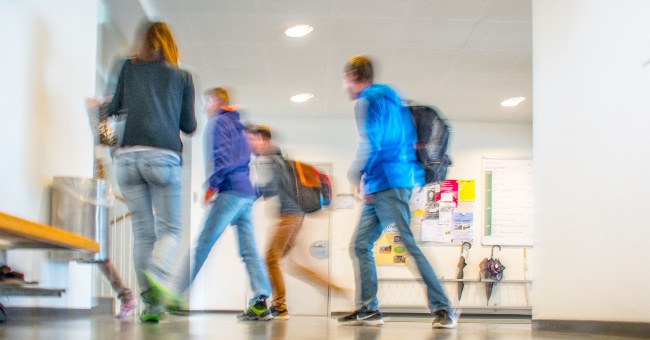 Korridor der Schule Menzingen