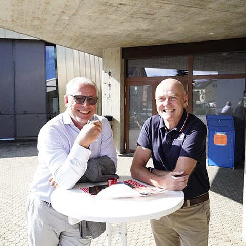 Festredner und Präsident