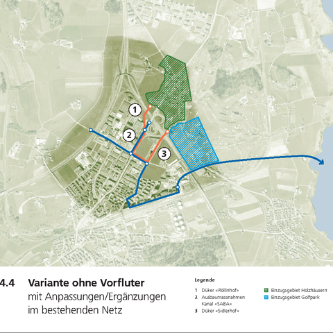 Variante ohne Vorfluter