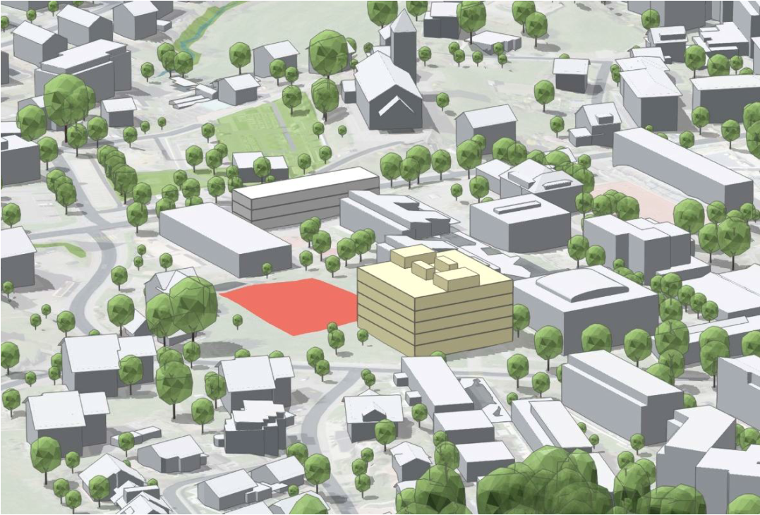 Visualisierung geplantes Schulhaus 14