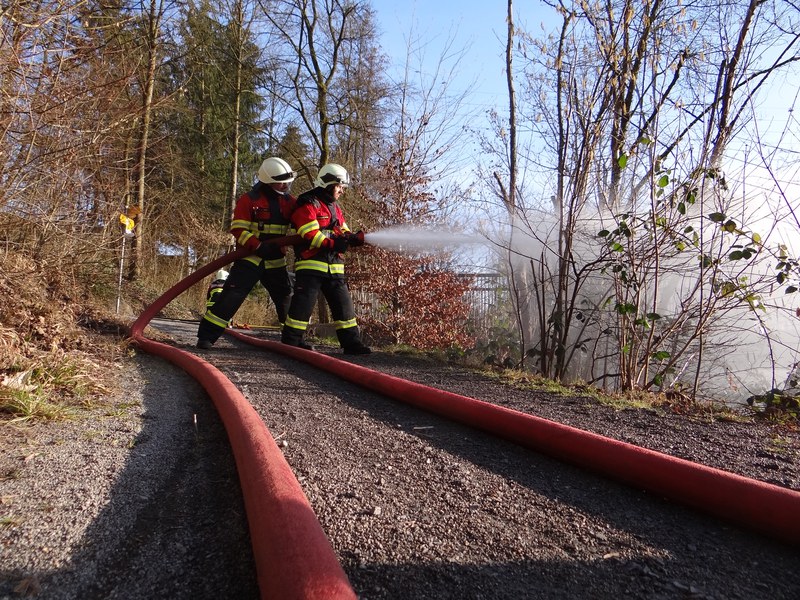 Übung am Druckschlauch