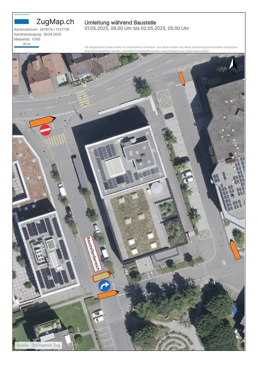 Umleitung Kirchmattstrasse