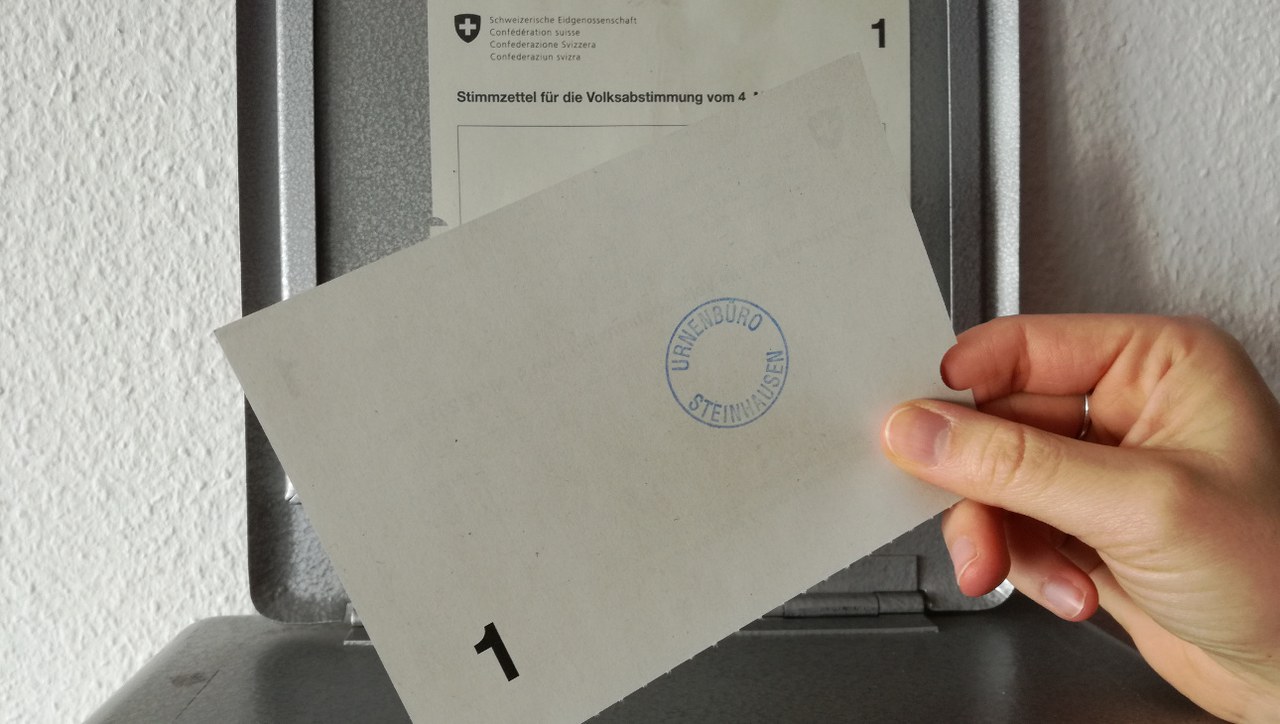 Die Stimmberechtigten können an der Urne ihre Wohngemeinde aktiv mitgestalten.