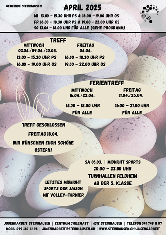 Monatsprogramm April