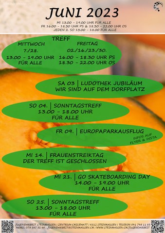 Monatsprogramm Juni