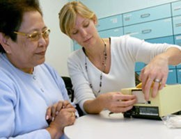 Beratungsgespräch mit der Lungenliga