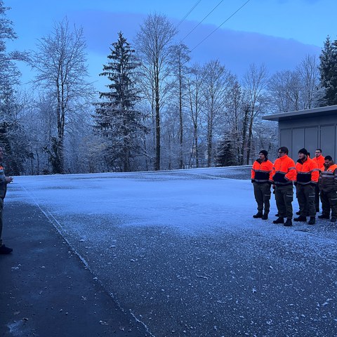 Morgendliches Antrittsverlesen