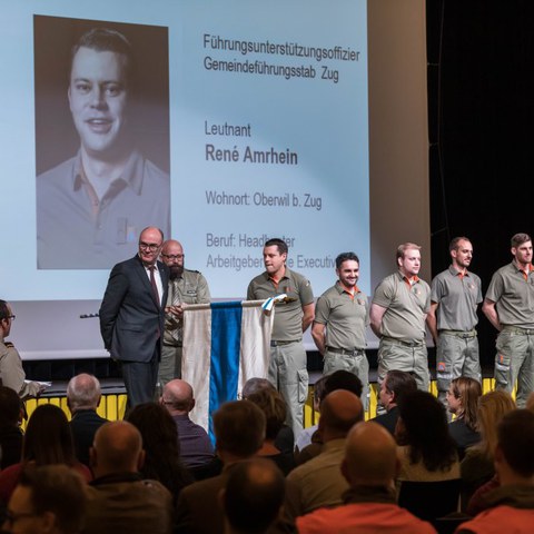 ZSO ZG Jahresrapport 2018 - Beförderung der Offiziere