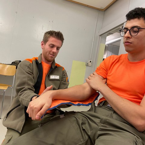 Bild 3: Sanitätsausbildung