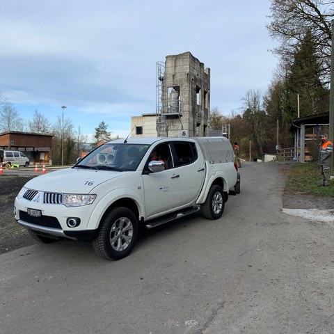 Bild 2: Manövrieren Anhänger