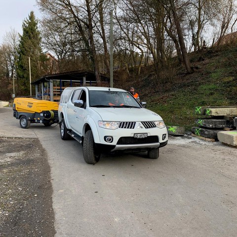 Bild 3: Manövrieren Anhänger