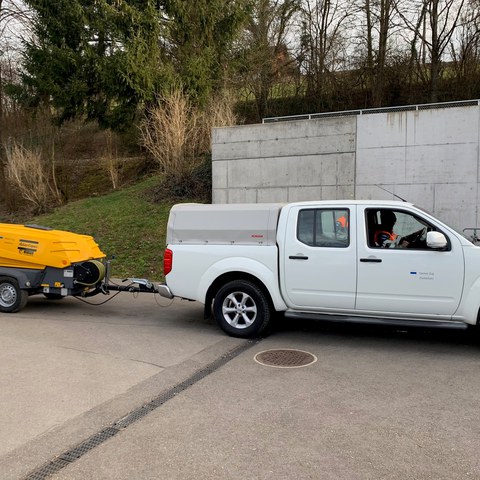 Bild 4: Manövrieren Anhänger