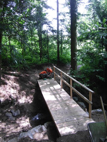 Unterhalt Wanderweg und Brückenersatz