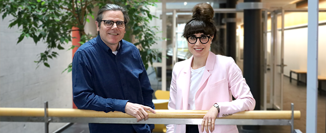 Bild Stefan Rickli und Alexandra Haas-Bauer, Lernendenberatung GIBZ