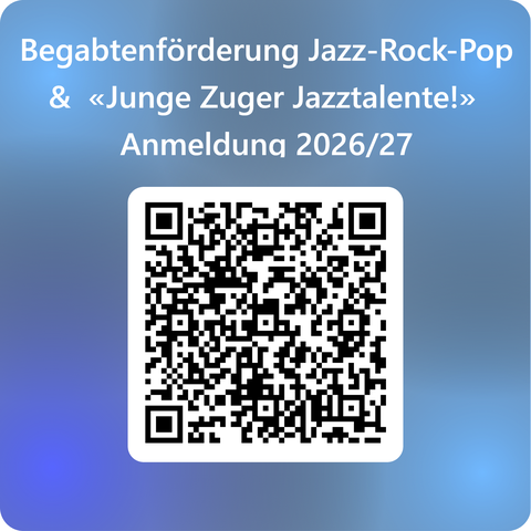 QR-Code Anmeldung Profil Jazz-Rock-Pop